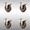 Service Caster 5 Inch 316SS High Temp Glass Filled Nylon Top Plate Caster Set Total Lock Brake SCC-SS316TTL20S514-GFNSHT-4 - alternate 1